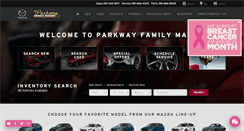 Desktop Screenshot of parkwayfamilymazda.com